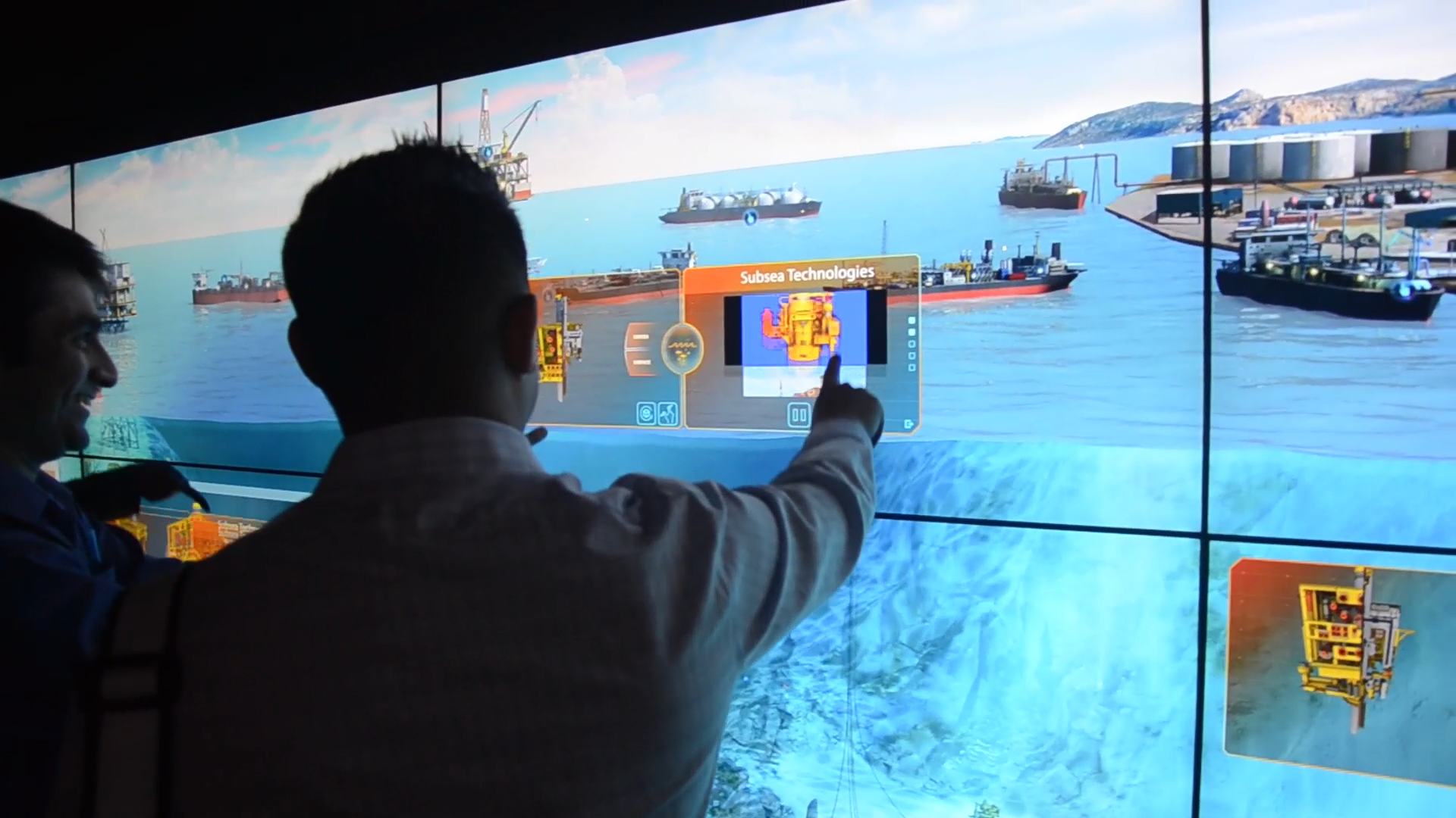 FMC Technologies | Illuminating the Energy Ecosystem with an Interactive Multi-Touch Wall