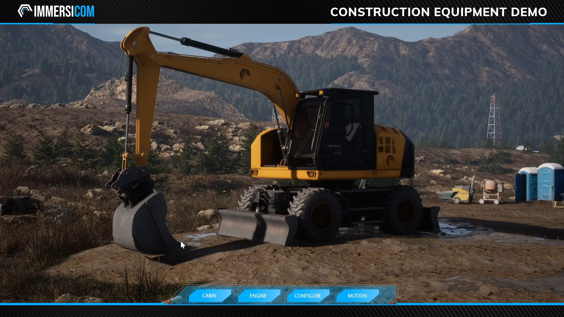 Revolutionizing Equipment Showcases with Interactive 3D Backhoe Demo